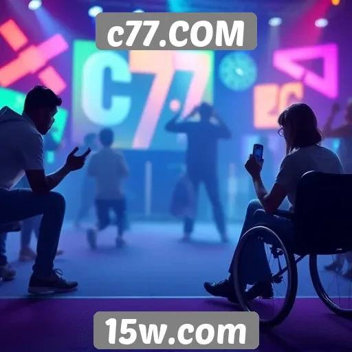 Acessibilidade e inclusão em jogos disponíveis no c77.COM